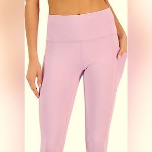 NEW 🎉 Victorias Secret High Rise Studio 7/8 Legging Yoga Workout Lilac Pink 10